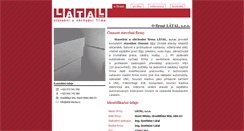 Desktop Screenshot of latal-stavby.cz